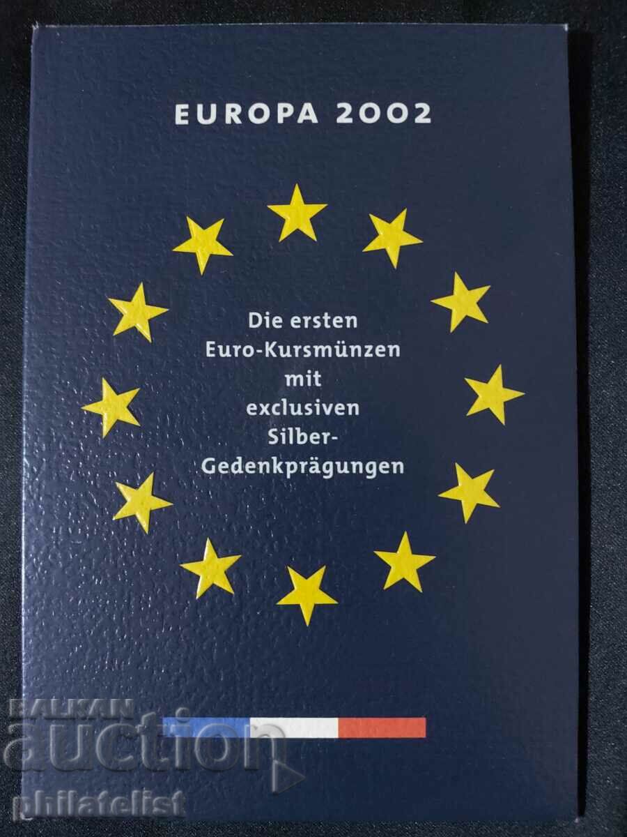 Γαλλία 1999-2001 - Euro set series 1 σεντ έως 2 ευρώ UNC