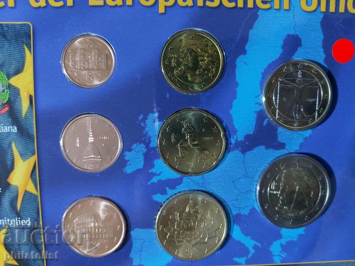 Italy 2002-2010 - Euro set series from 1 cent to 2 euro UNC with price 22.00 BGN | € 11.25 Italy 2002-2010 - Euro set series from 1 cent to 2 euro UNC with price 22.00 BGN | € 11.25