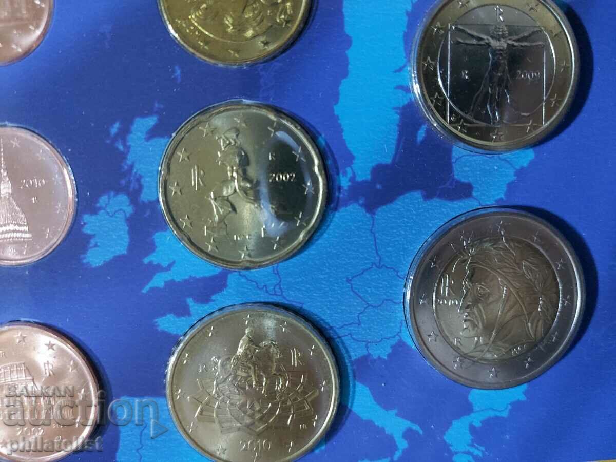 Auction Italy 2002-2010 - Euro set series from 1 cent to 2 euro UNC Auction Italy 2002-2010 - Euro set series from 1 cent to 2 euro UNC