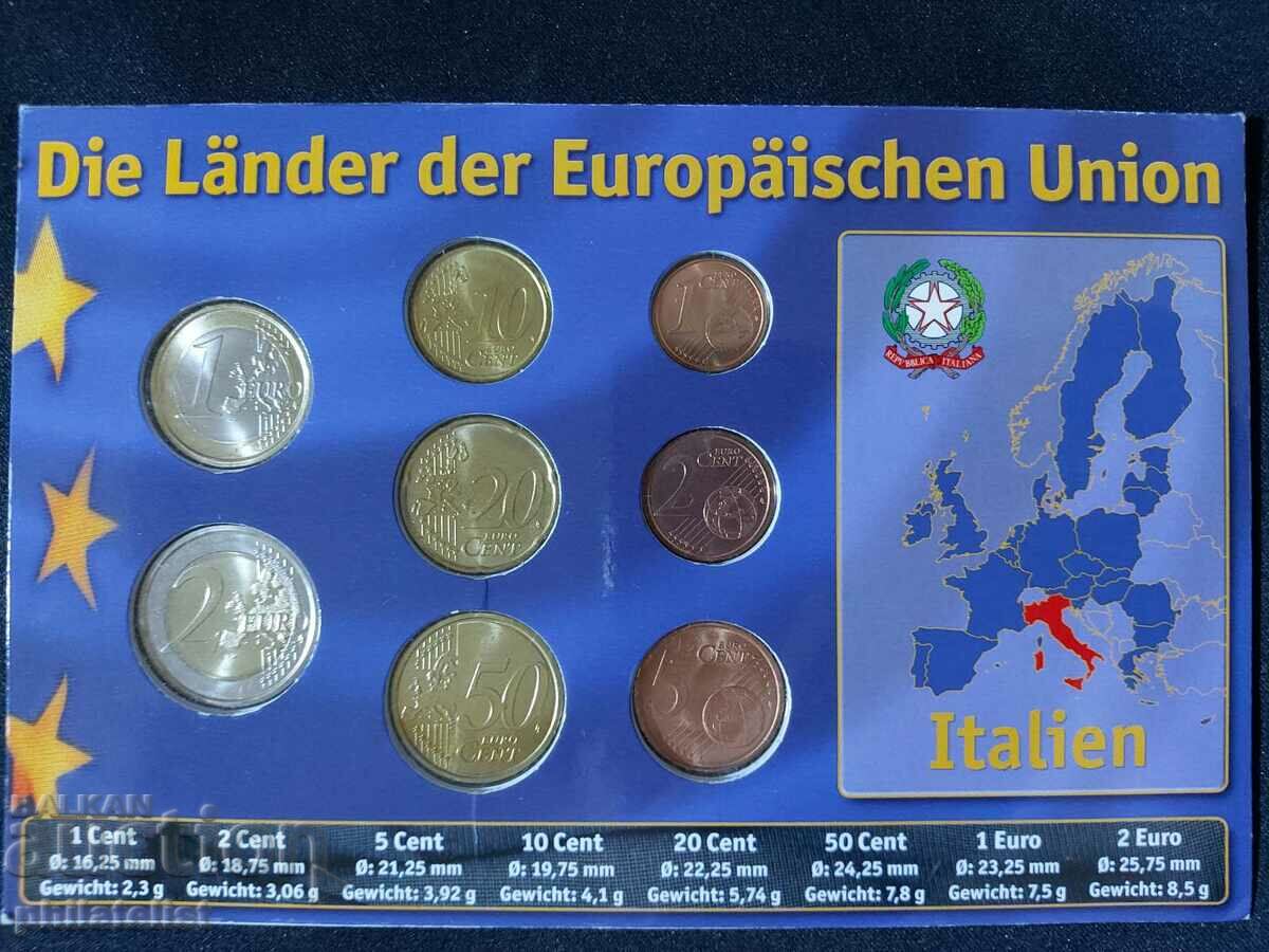 Delivery of Italy 2002-2010 - Euro set series from 1 cent to 2 euro UNC Delivery of Italy 2002-2010 - Euro set series from 1 cent to 2 euro UNC