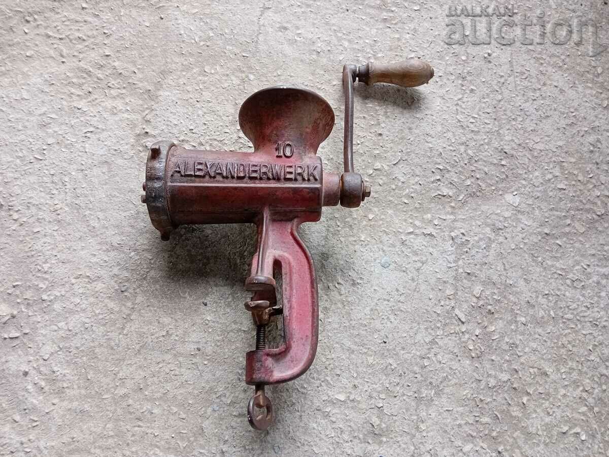 Δημοπρασία Vintage επιτραπέζια γραφομηχανή από χυτοσίδηρο Alexanderwerk Δημοπρασία Vintage επιτραπέζια γραφομηχανή από χυτοσίδηρο Alexanderwerk