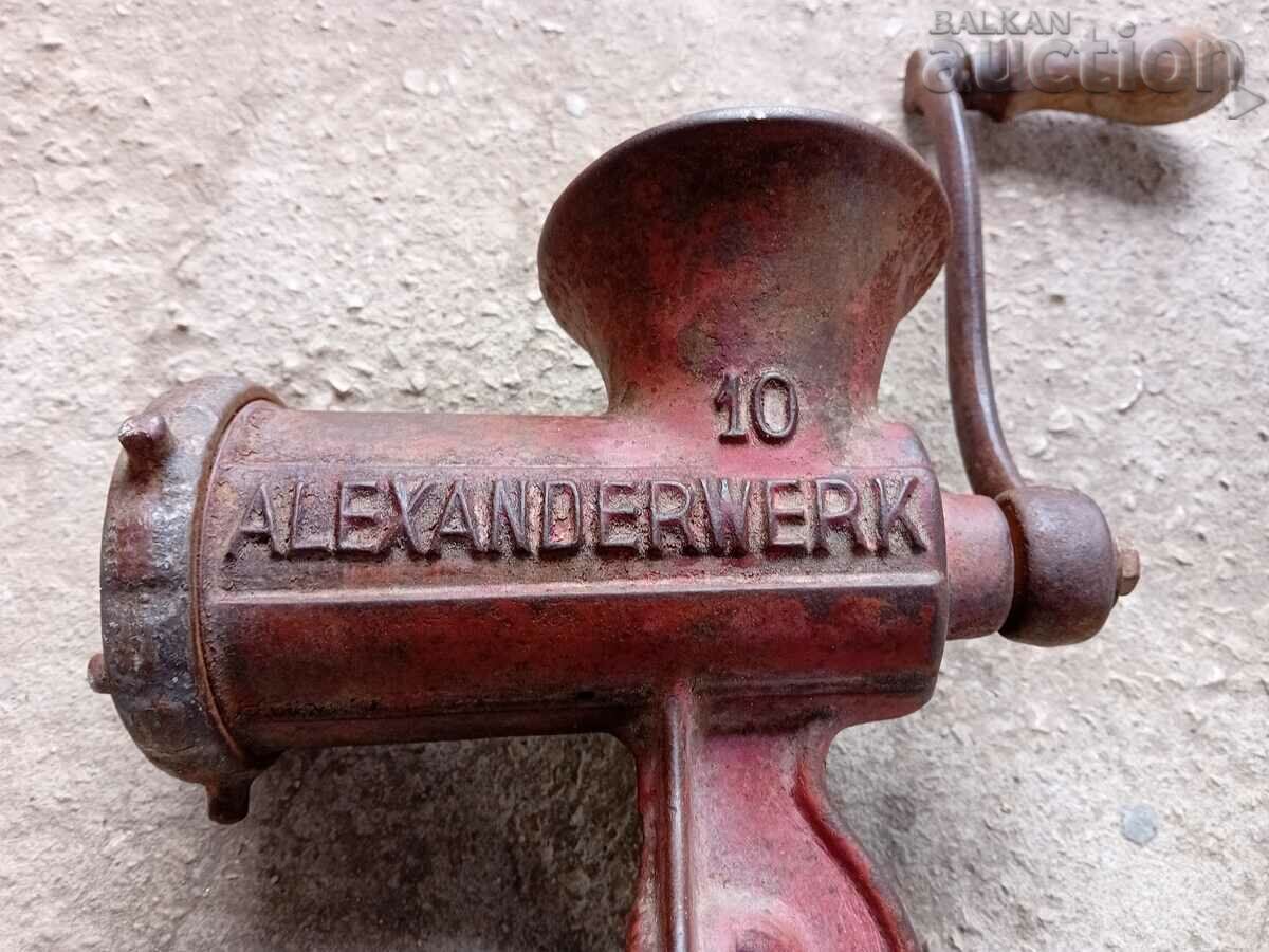 Παράδοση Vintage επιτραπέζια γραφομηχανή από χυτοσίδηρο Alexanderwerk Παράδοση Vintage επιτραπέζια γραφομηχανή από χυτοσίδηρο Alexanderwerk