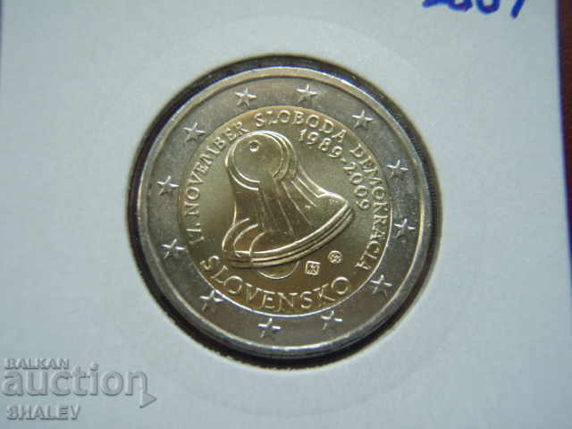 2 ευρώ 2009 Σλοβακία "20 χρόνια" - Unc (2 ευρώ) με τιμή 11.89 BGN | € 6.08