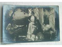 Стара картичка 1911 г. - пътувала от Силистра до Варна