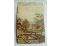 Παλιά καρτ ποστάλ 1902 - ταξίδεψε από τη Βάρνα στο Shumen