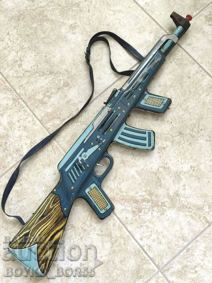 Old Ung. Children's Social Toy Kalashnikov assault rifle 1970s
