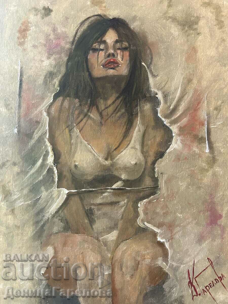 Denitsa Garelova oil painting 50/40 "Subconsciousness"
