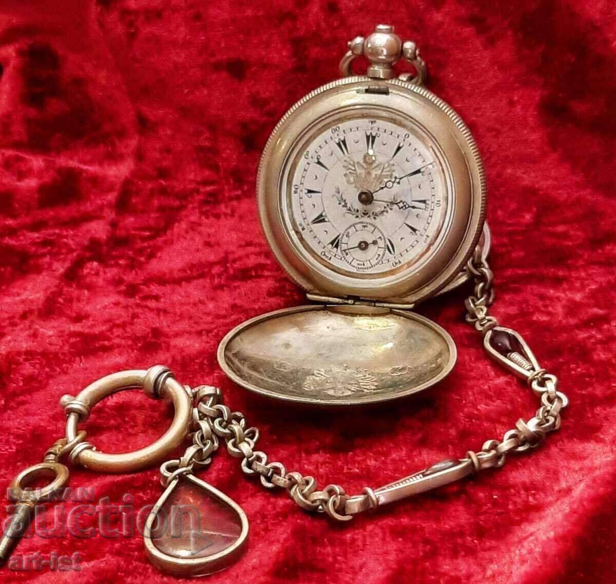 Старинен Османски джобен часовник J.Dent.London