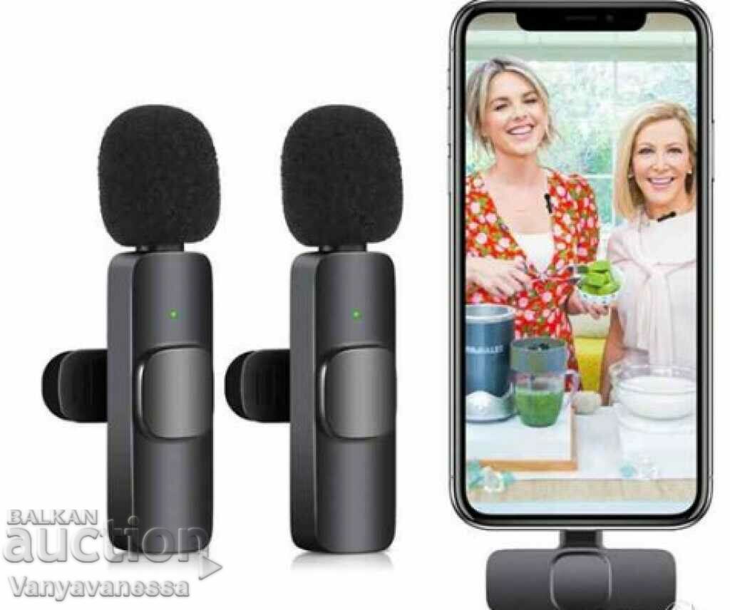 K9 wireless microphone kit for mobile phones