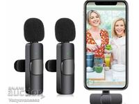 K9 wireless microphone kit for mobile phones