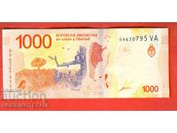 ARGENTINA ARGENTINA 1000 Peso issue issue 2022 letter VA