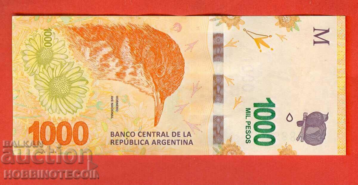 ARGENTINA ARGENTINA 1000 Peso issue issue 2022 letter XA with price € 3.49 | 6.83 BGN