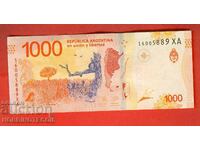 АРЖЕНТИНА ARGENTINA 1000 Песо емисия issue 2022 буква XA