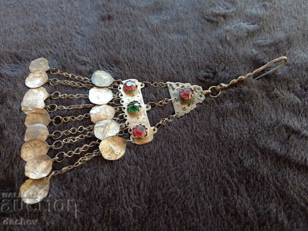 Auction Old Silver Revival-era filigree brooch ornament costume 19th Century Auction Old Silver Revival-era filigree brooch ornament costume 19th Century