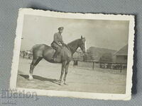 1939 Military photo soldier uniform on horseback