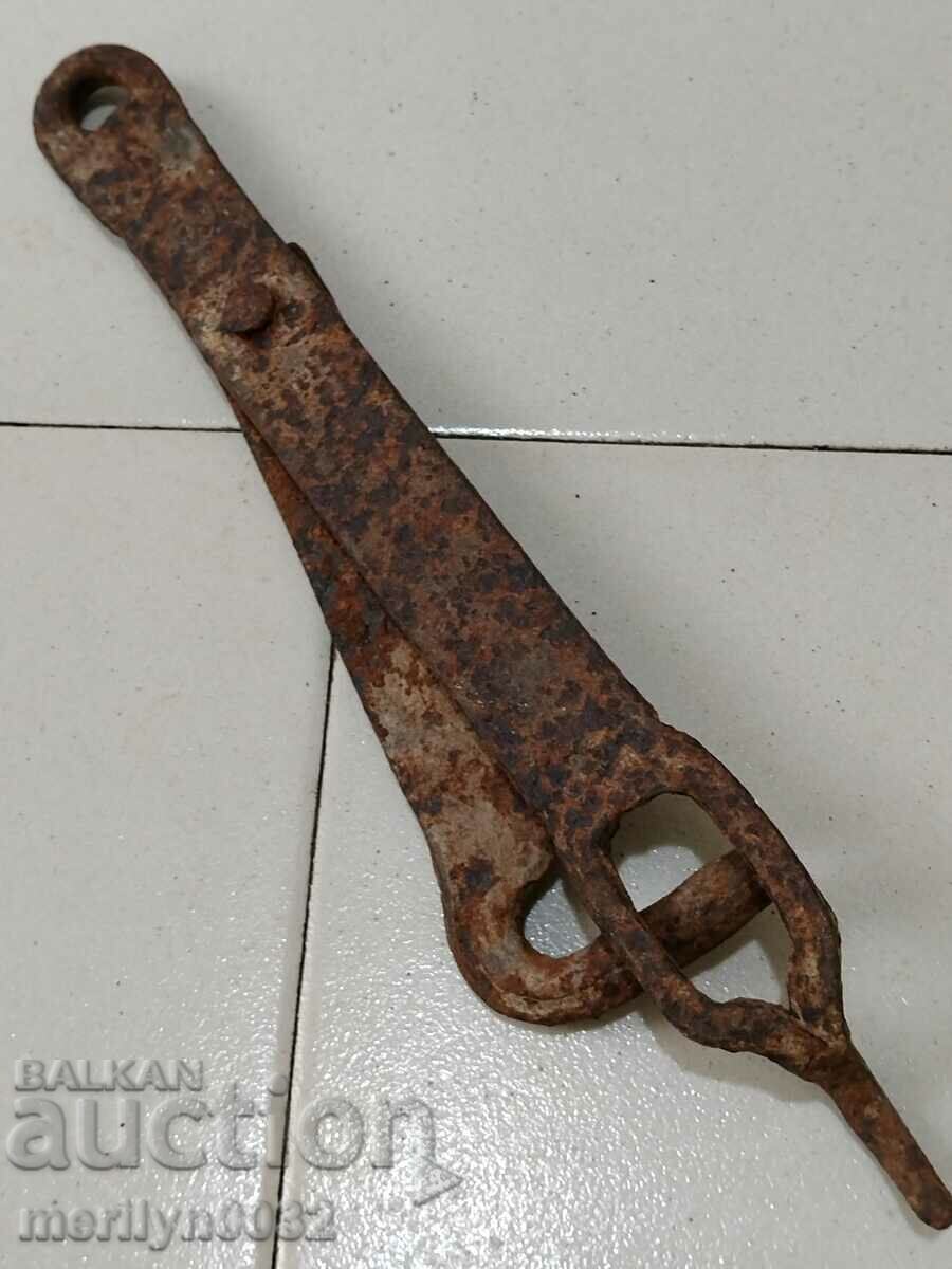 Παλιά σκαλιστό σφυρήλατο λουκέτο πρωτόγονη αλυσίδα - 7 Παλιά σκαλιστό σφυρήλατο λουκέτο πρωτόγονη αλυσίδα - 7