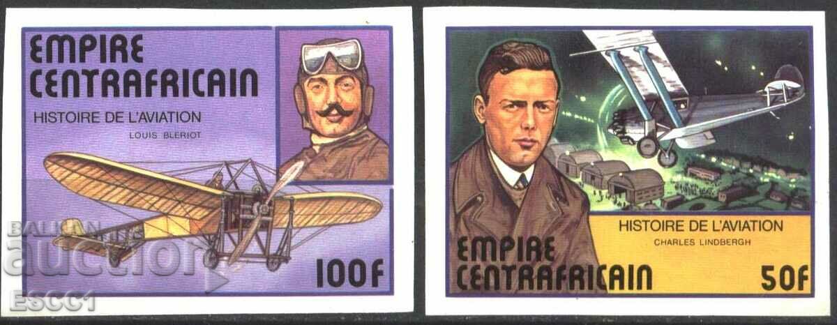 Clean stamps Aviation Airplanes 1977 Κεντροαφρικανική Δημοκρατία