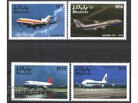 Clean Stamps Aviation Aircraft 1998 din Maldive