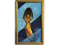 Denitsa Garelova picture frame oil 35/50 "Blue unconsciousness"