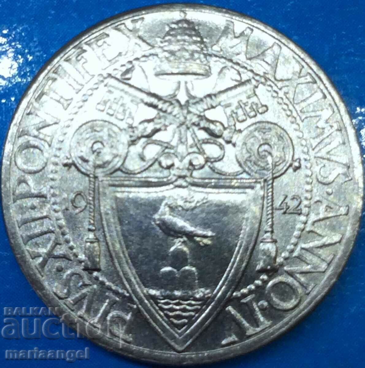 20 Centesimi 1942 Vatican Pius XII 1939-1958