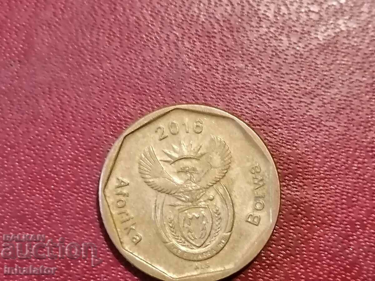 South Africa 20 cents 2016