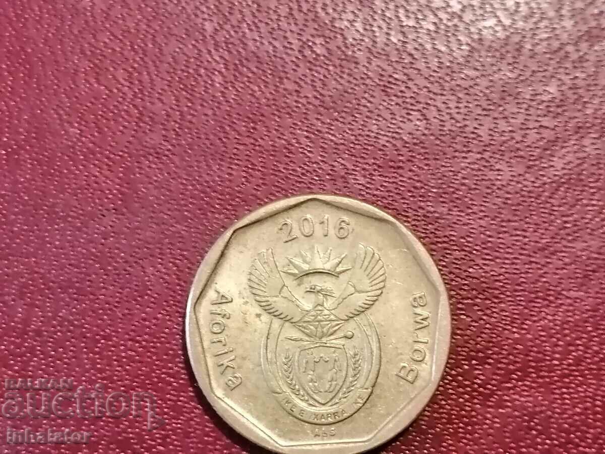 South Africa 20 cents 2016