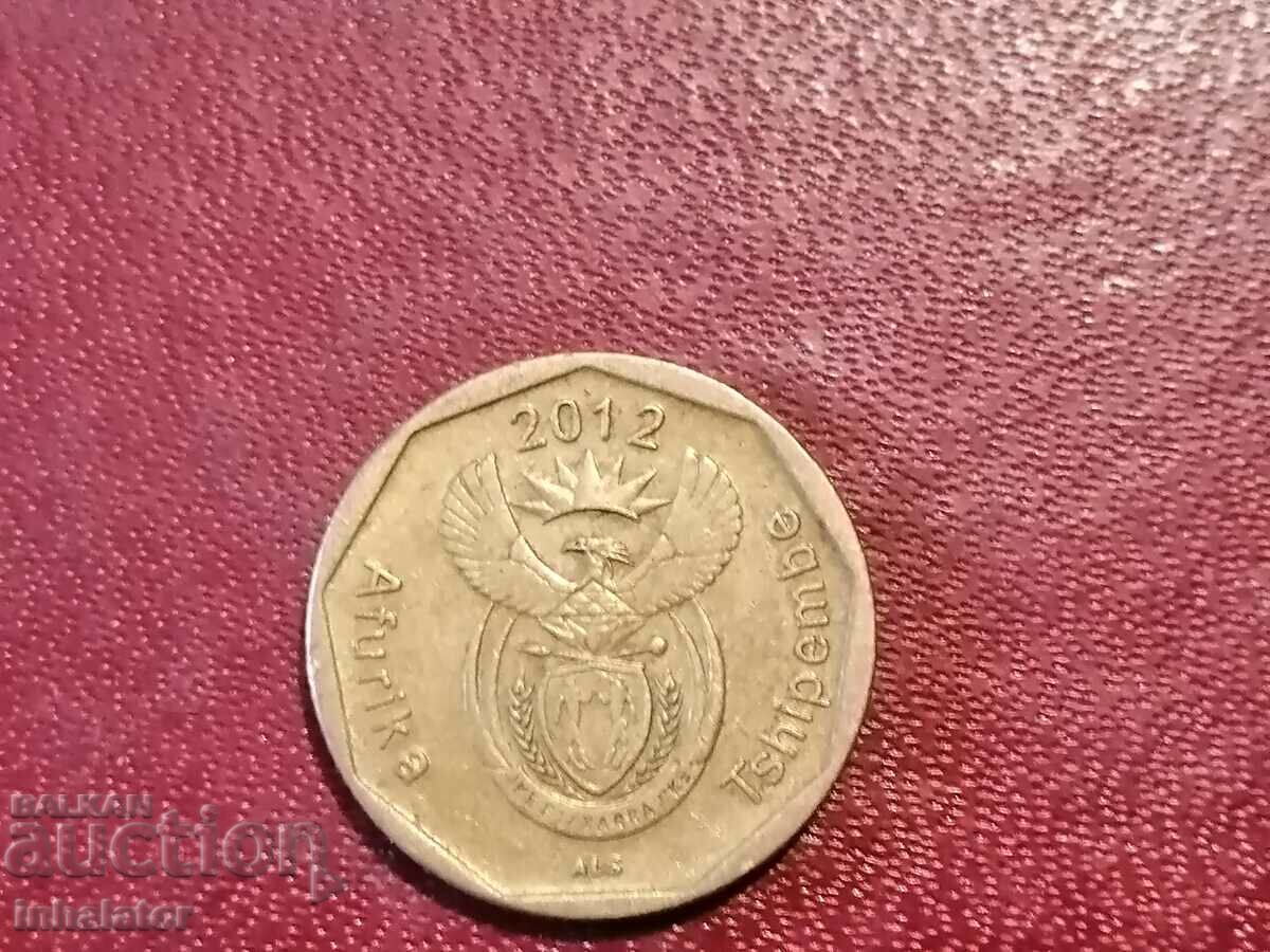 South Africa 20 cents 2012