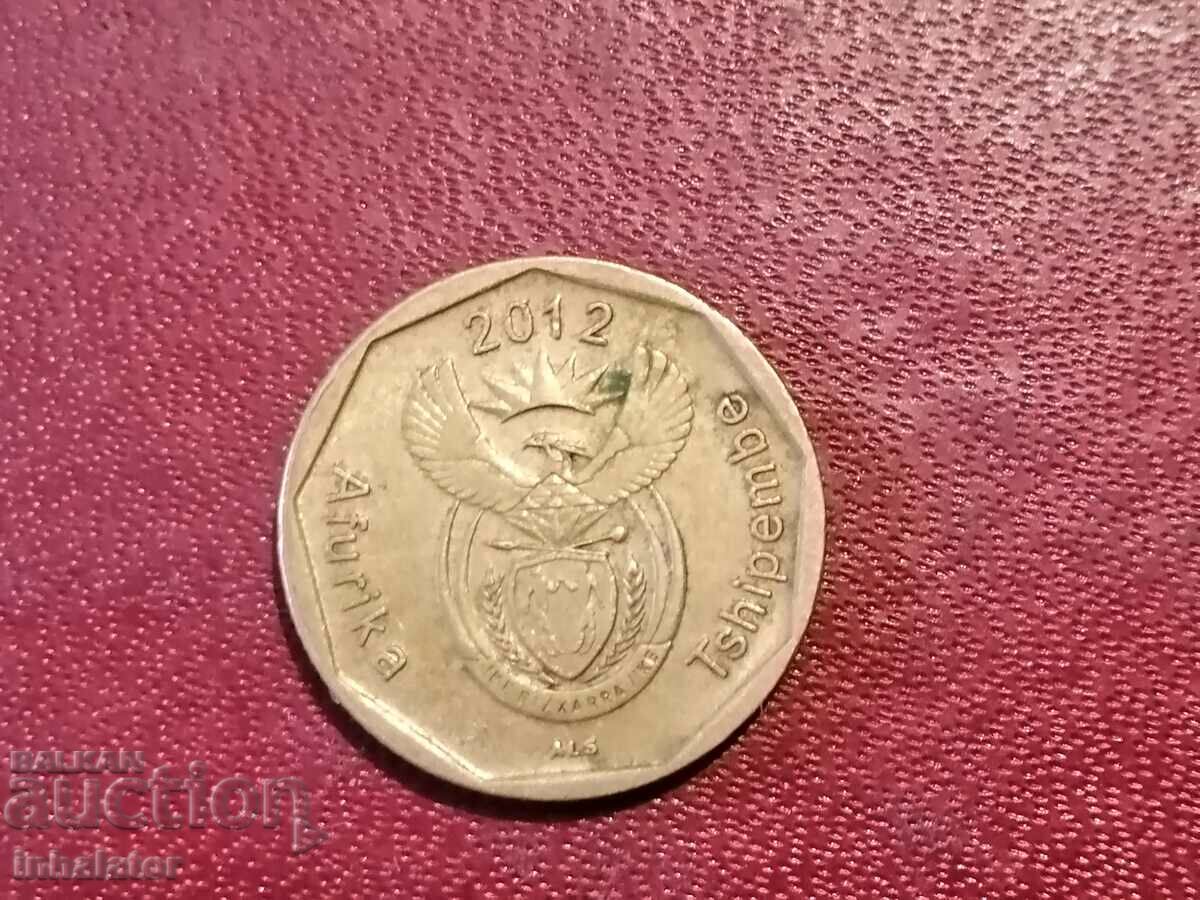South Africa 20 cents 2012