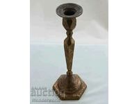 Sfeșnic masiv german antic - antic frumos