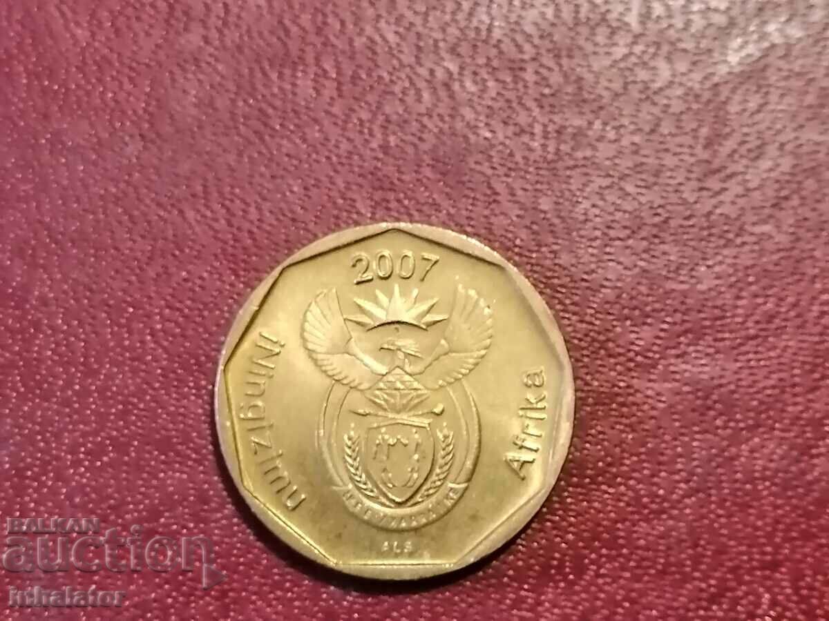 South Africa 20 cents 2007