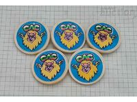 SDS LOGO EMBLEM BADGE LOT 5 PCS