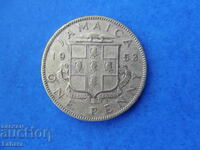 1 penny 1953 Jamaica
