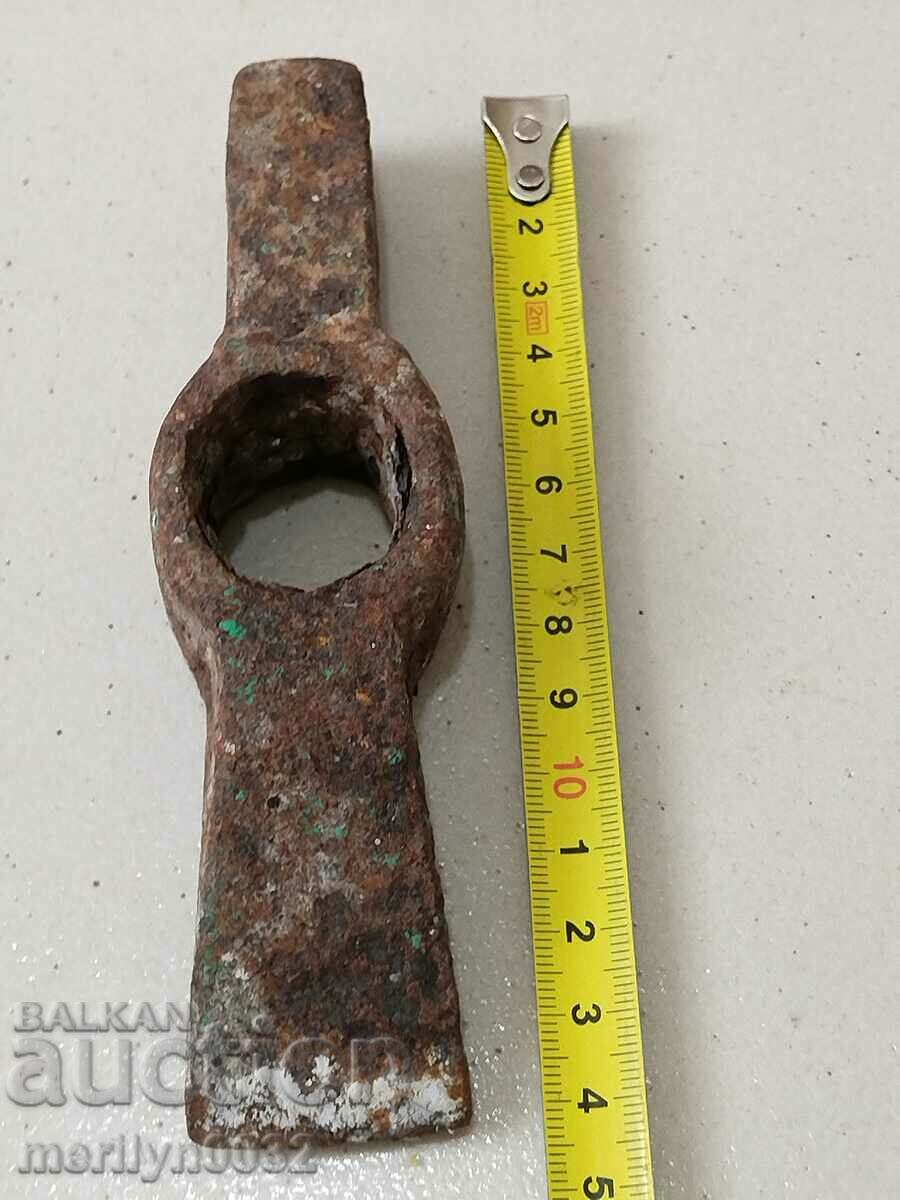 Delivery of Old Bulgarian carpenter's hammer tool blade forged iron Delivery of Old Bulgarian carpenter's hammer tool blade forged iron