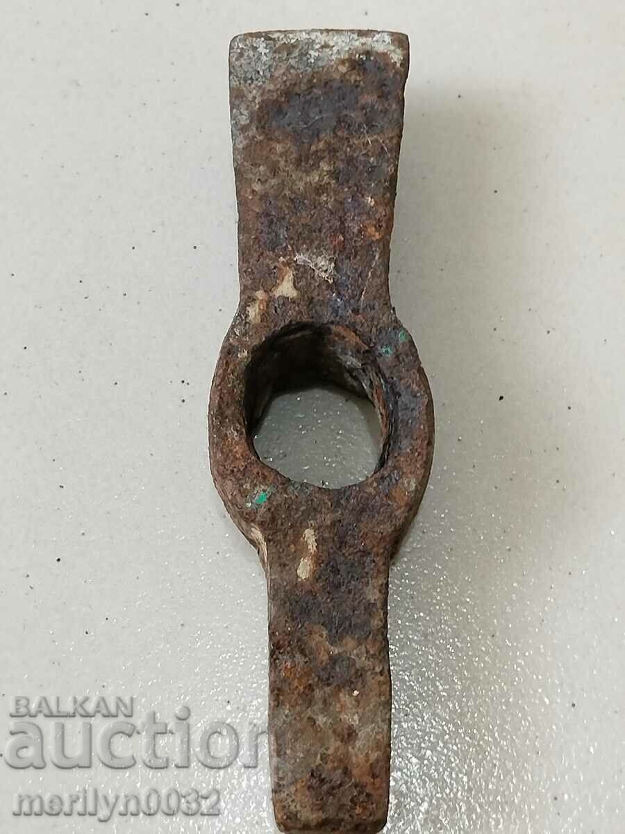 Old Bulgarian carpenter's hammer tool blade forged iron - 7 Old Bulgarian carpenter's hammer tool blade forged iron - 7