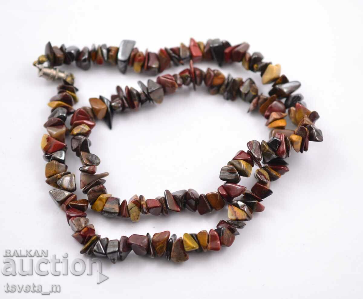 Gerdan, κολιέ με ημιπολύτιμες πέτρες μάτι τίγρης με τιμή € 5.00 | 9.78 BGN