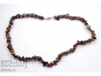 Gerdan, necklace with tiger's eye semi-precious stones