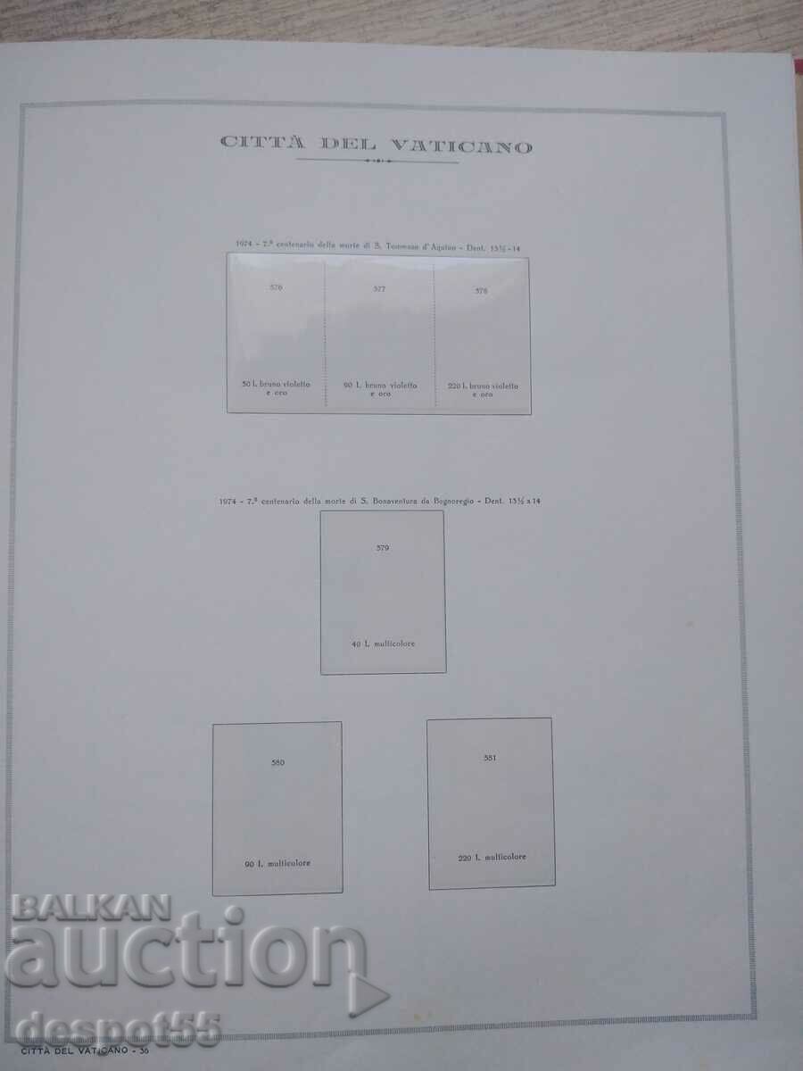 1958-84 Vatican. Empty binder "Marini" - excellent condition - 5 1958-84 Vatican. Empty binder "Marini" - excellent condition - 5