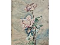 Б.З.Ц Иван Лукаров (1902-?) Натюрморт с рози