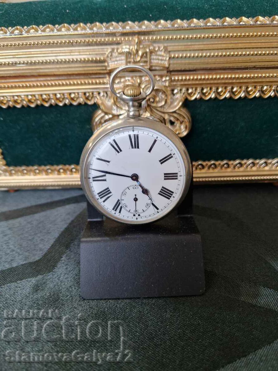 Антикварен колекционерски швейцарски джобен часовник