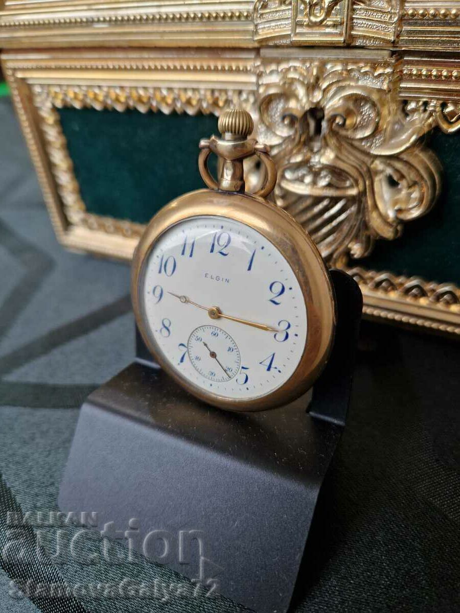 Delivery of Antique American ELGIN Gilt Pocket Watch