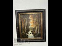 Great forest oil landscape. #5720