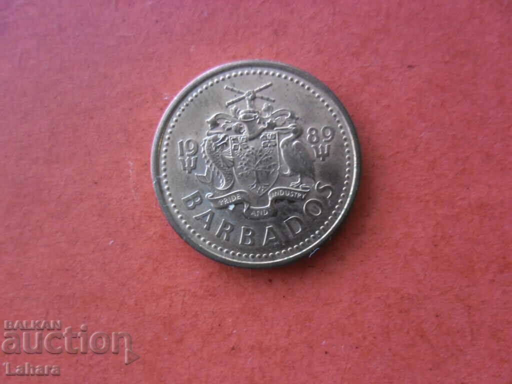 1 cent 1989 Barbados