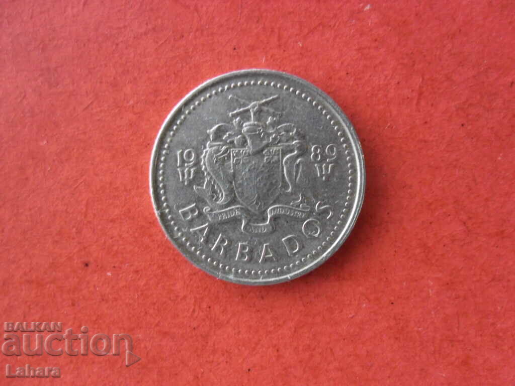 10 cents 1989 Barbados