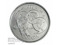 Канада  25  цент  1999