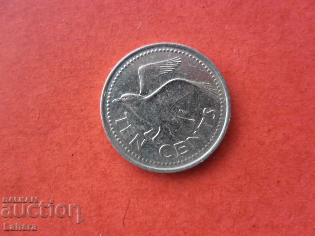 10 cents 2004 Barbados with price 2.00 BGN | € 1.02
