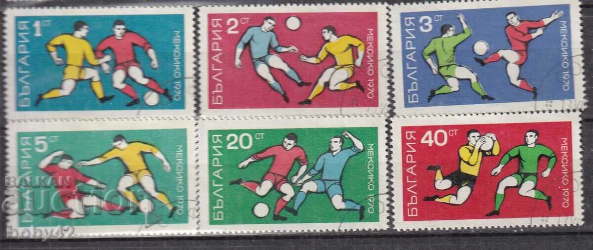 BK52047-2052 World Soccer Mexico, 70, machine stamped