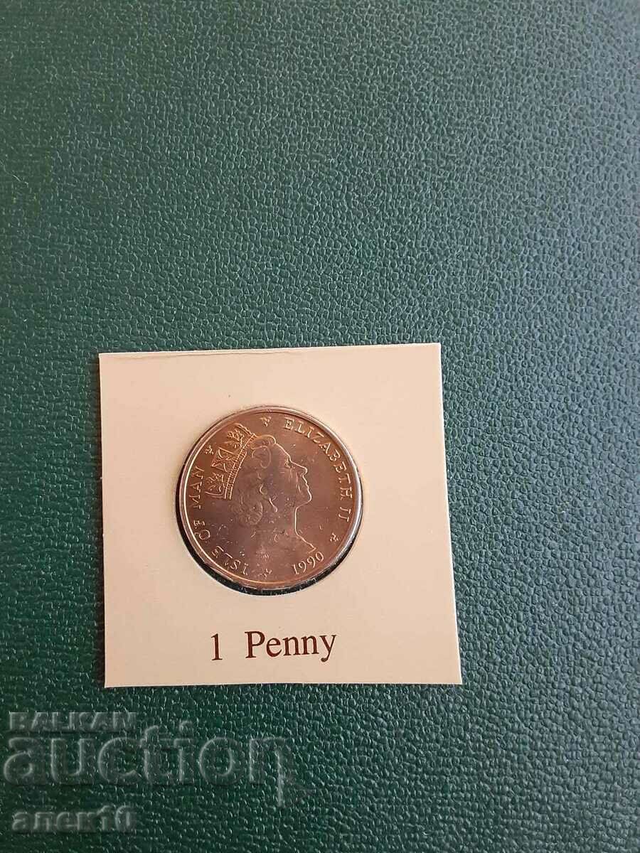 Oh - in Man 1 penny 1990