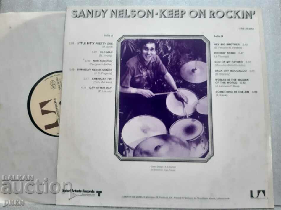 Sandy Nelson ‎– Keep On Rockin' 1972 with price 16.00 BGN | € 8.18