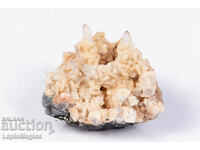 Druse quartz με ασβεστίτη και γαλένα Βουλγαρίας 30γρ