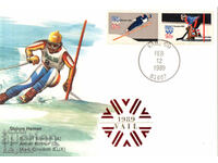 1989. United States. Vail World Ski Championships '89. An envelope.